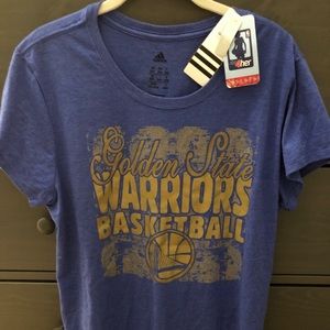 2XL NWT Adidas Warriors Scoop Neck T Shirt